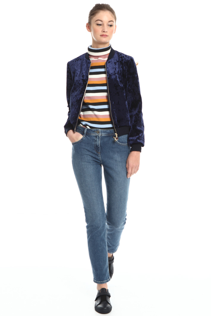 Velvet bomber jacket Intrend Velvet bomber jacket Intrend