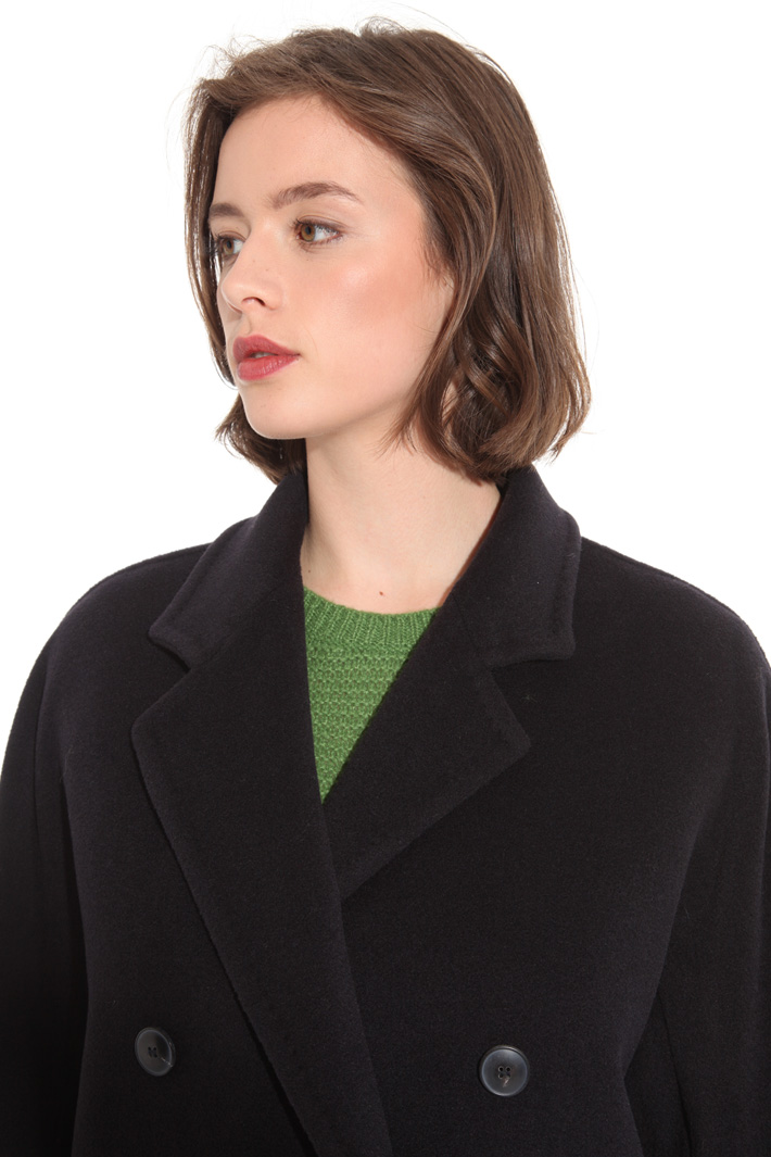 Double-breasted camel coat Intrend Double-breasted camel coat Intrend