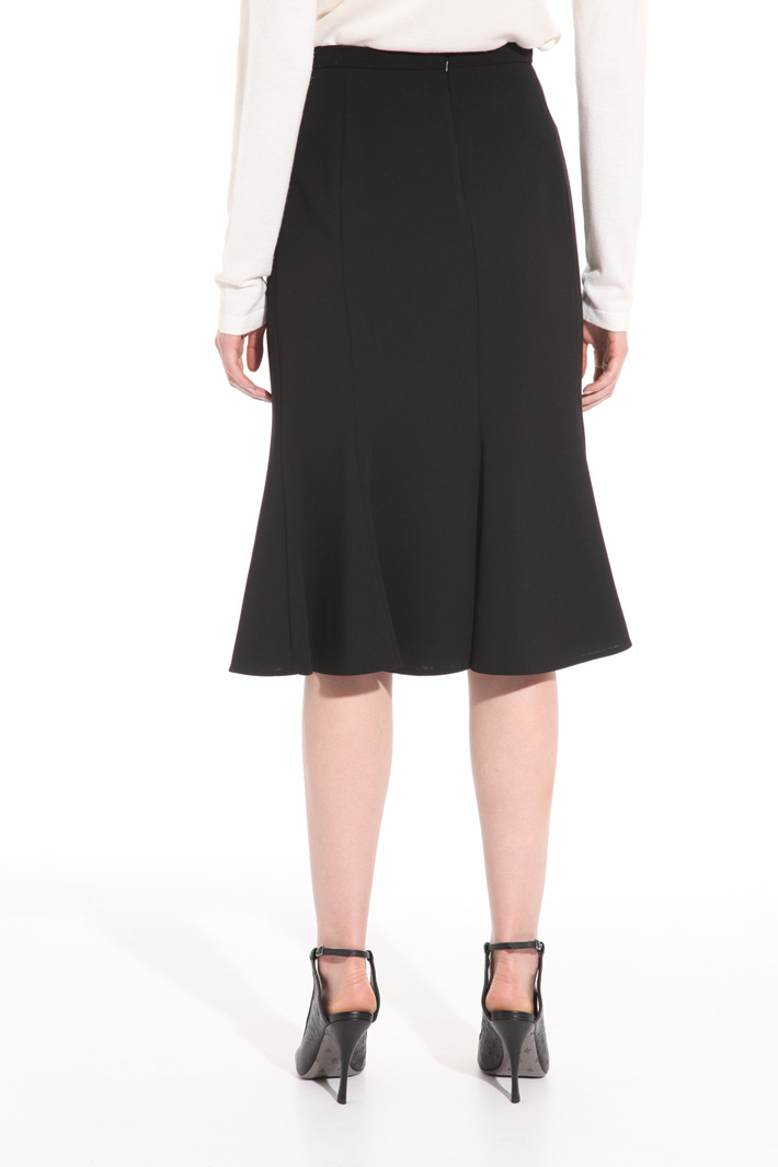 Flounced knee-length skirt Intrend Flounced knee-length skirt Intrend