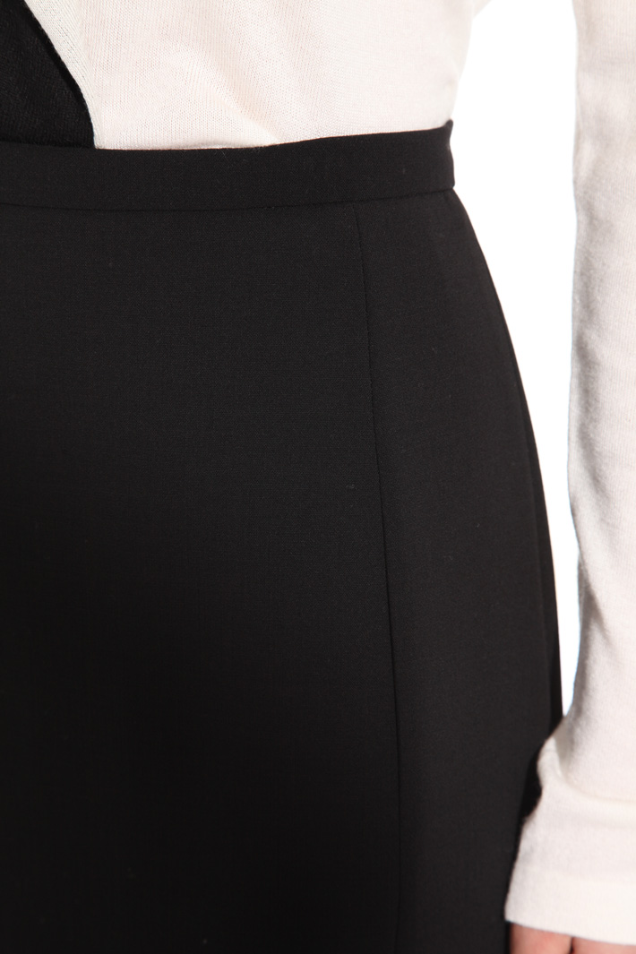Flounced knee-length skirt Intrend Flounced knee-length skirt Intrend