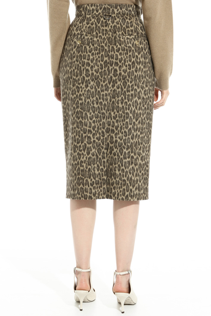 Jacquard flannel skirt Intrend Jacquard flannel skirt Intrend