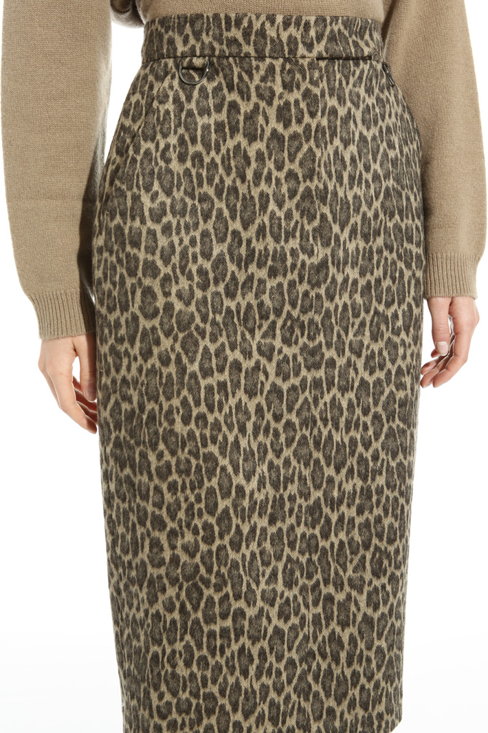 Jacquard flannel skirt Intrend Jacquard flannel skirt Intrend
