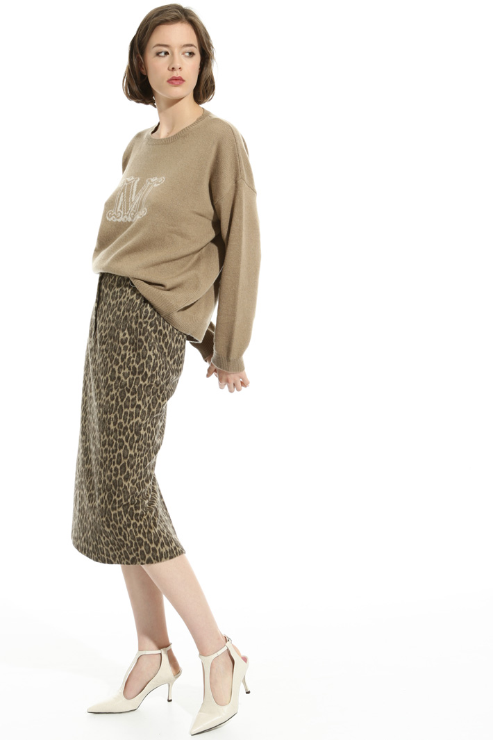 Jacquard flannel skirt Intrend Jacquard flannel skirt Intrend