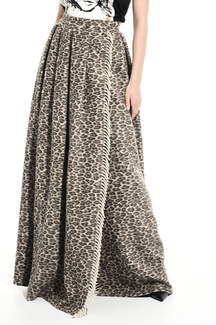 Long alpaca blend skirt Intrend Long alpaca blend skirt Intrend