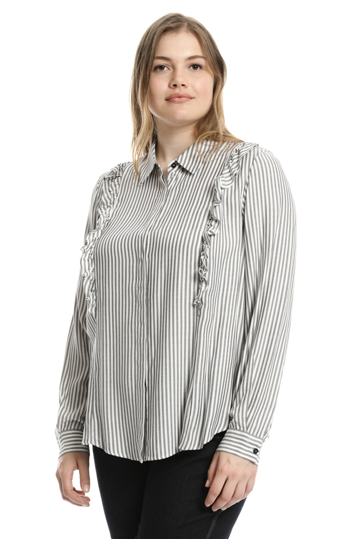 Checked viscose shirt Intrend Checked viscose shirt Intrend