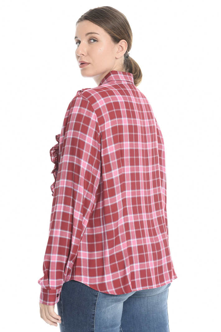 Checked viscose shirt Intrend Checked viscose shirt Intrend