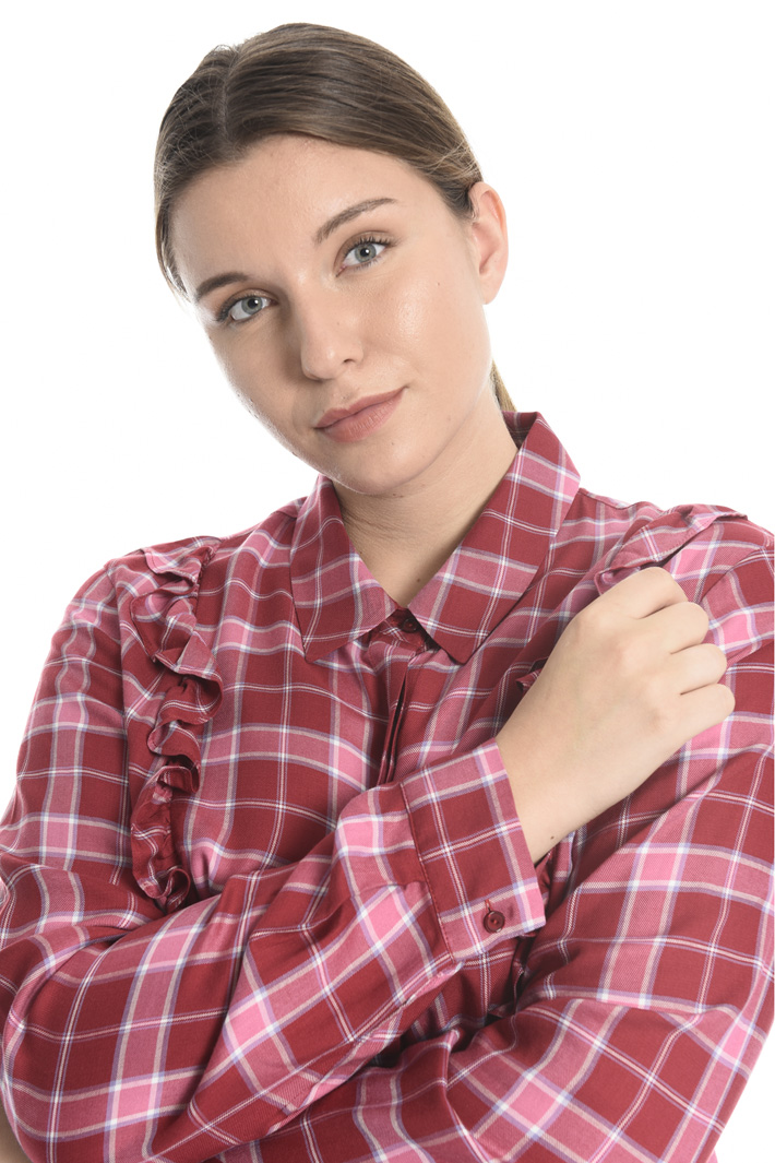 Checked viscose shirt Intrend Checked viscose shirt Intrend