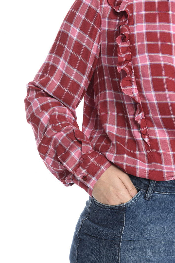 Checked viscose shirt Intrend Checked viscose shirt Intrend