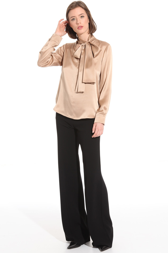 Silk satin blouse Intrend Silk satin blouse Intrend