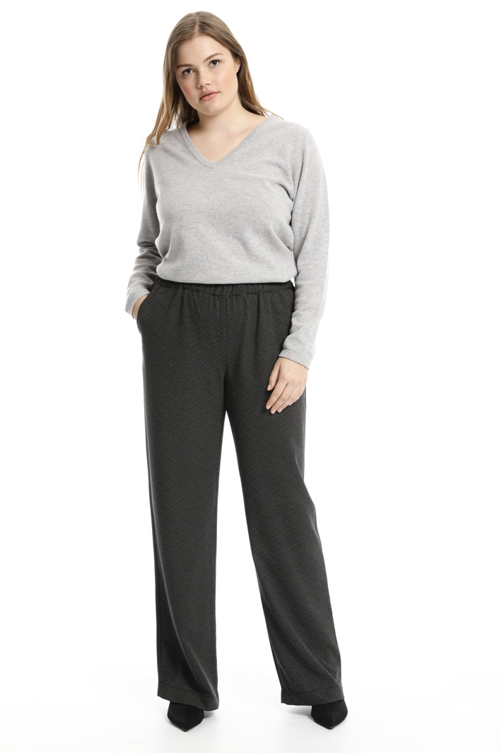 Printed fluid trousers Intrend Printed fluid trousers Intrend