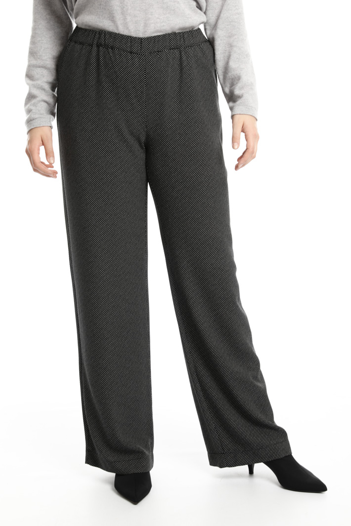 Printed fluid trousers Intrend Printed fluid trousers Intrend