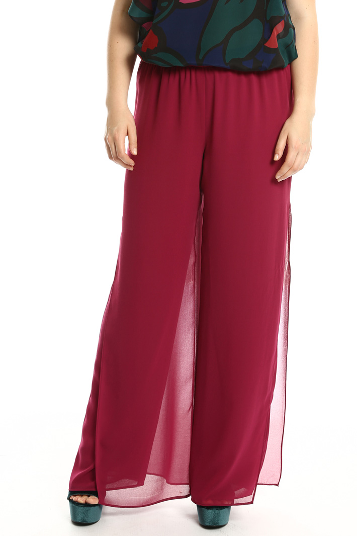 Fluid trousers with slits Intrend Fluid trousers with slits Intrend
