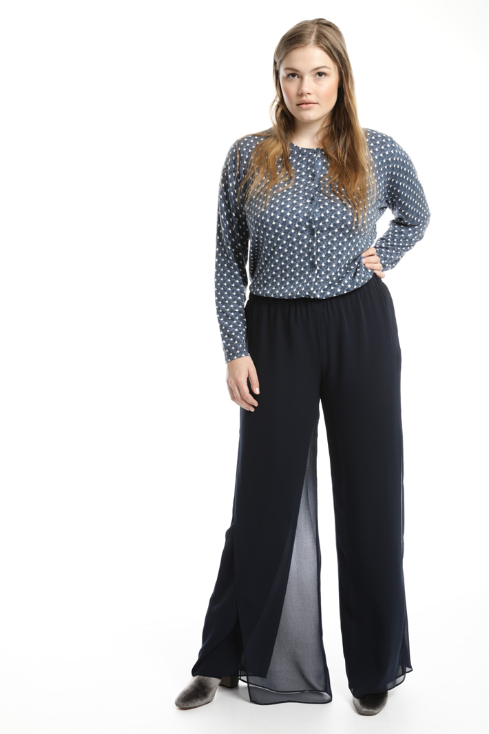 Fluid trousers with slits Intrend Fluid trousers with slits Intrend