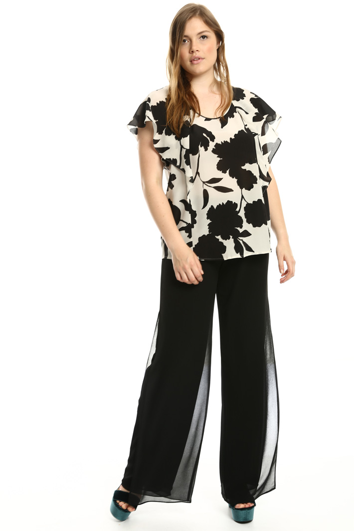 Fluid trousers with slits Intrend Fluid trousers with slits Intrend