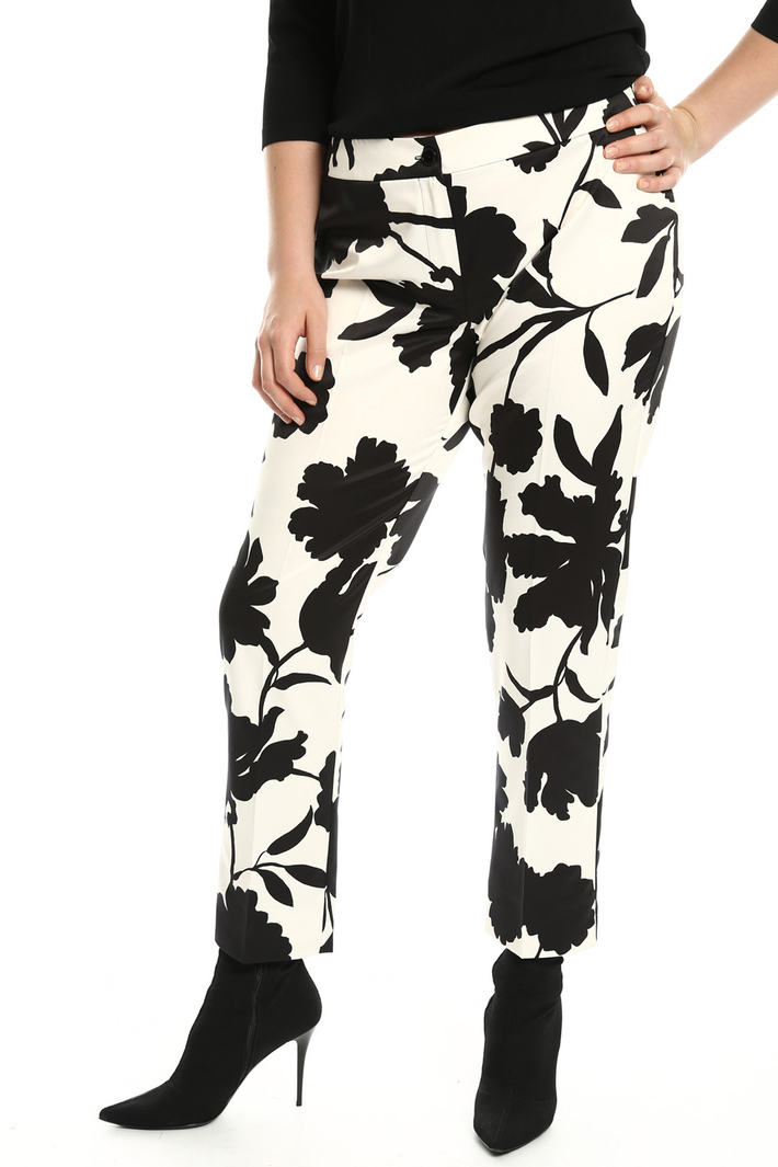 Printed satin trousers Intrend Printed satin trousers Intrend