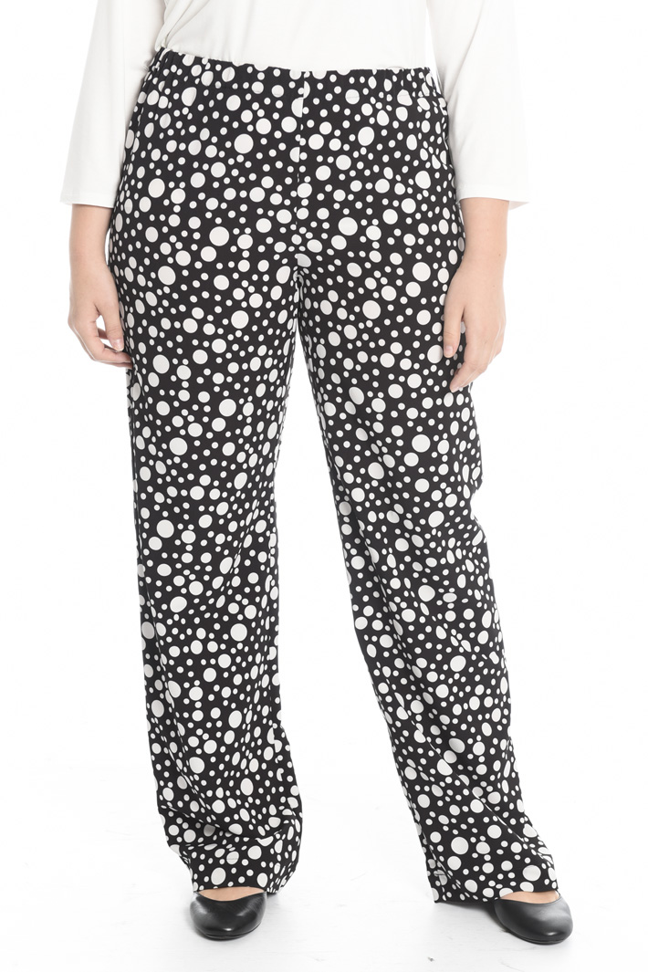 Printed crepe trousers Intrend Printed crepe trousers Intrend