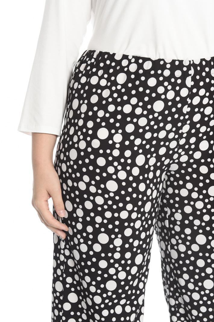 Printed crepe trousers Intrend Printed crepe trousers Intrend
