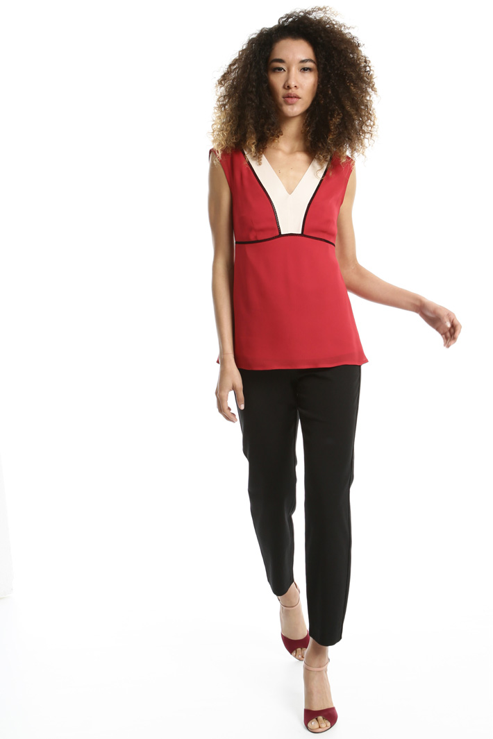 Lurex finish trousers Intrend Lurex finish trousers Intrend