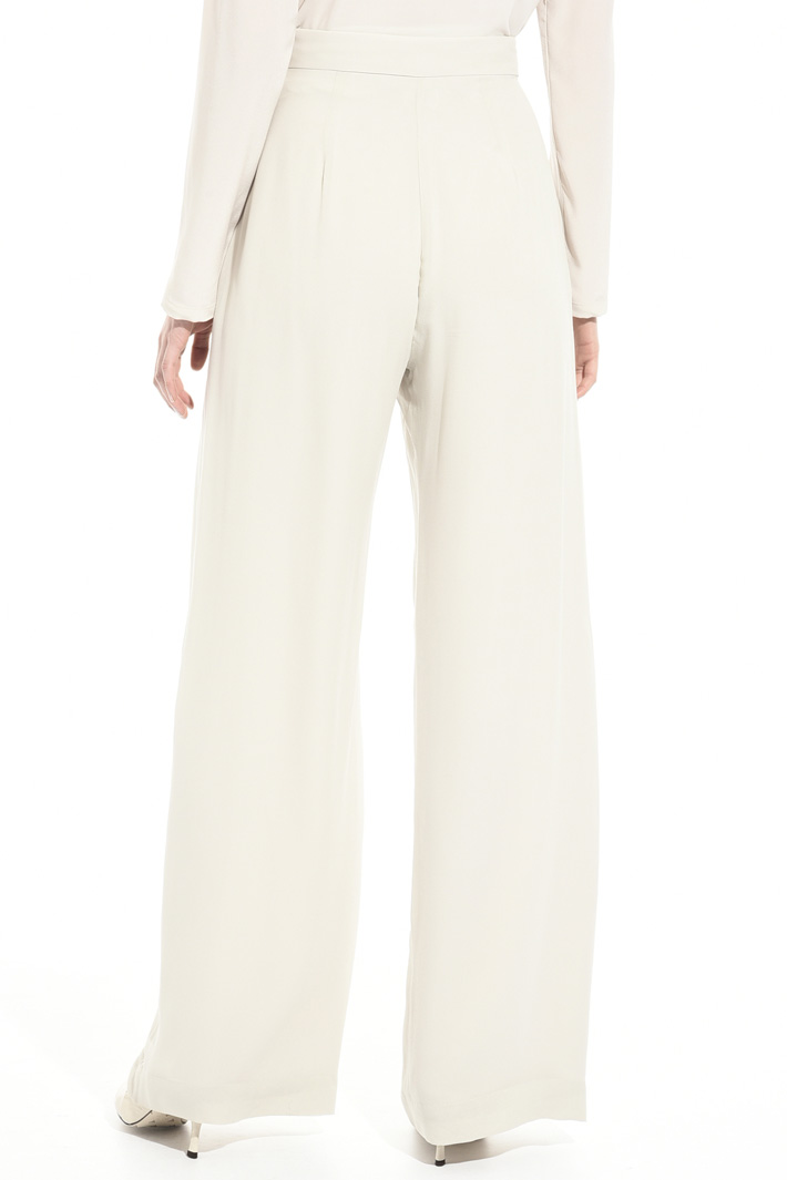 Silk georgette trousers Intrend Silk georgette trousers Intrend