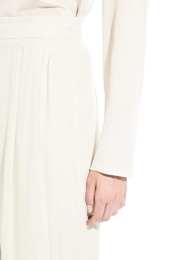 Silk georgette trousers Intrend Silk georgette trousers Intrend