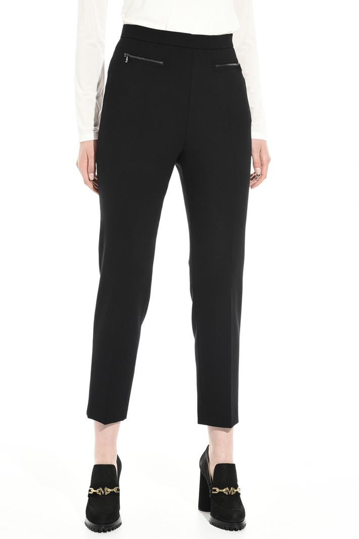 Wool crepe trousers Intrend Wool crepe trousers Intrend