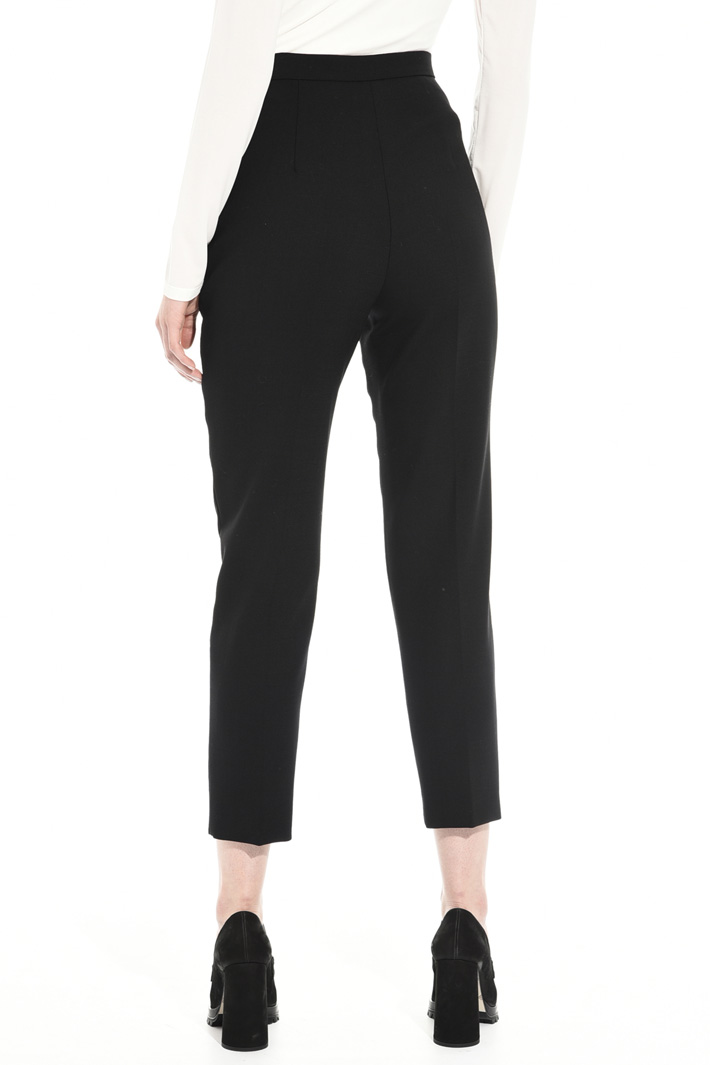 Wool crepe trousers Intrend Wool crepe trousers Intrend