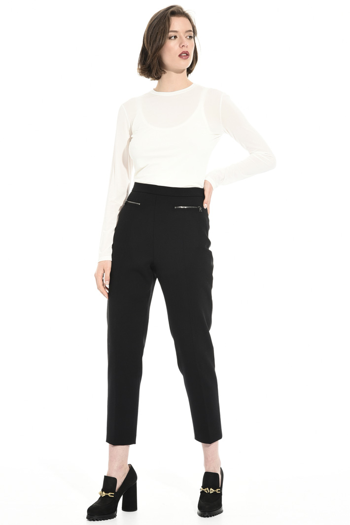 Wool crepe trousers Intrend Wool crepe trousers Intrend