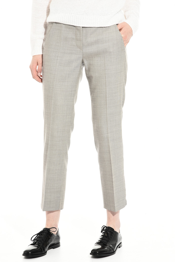 Wool silk blend trousers Intrend Wool silk blend trousers Intrend