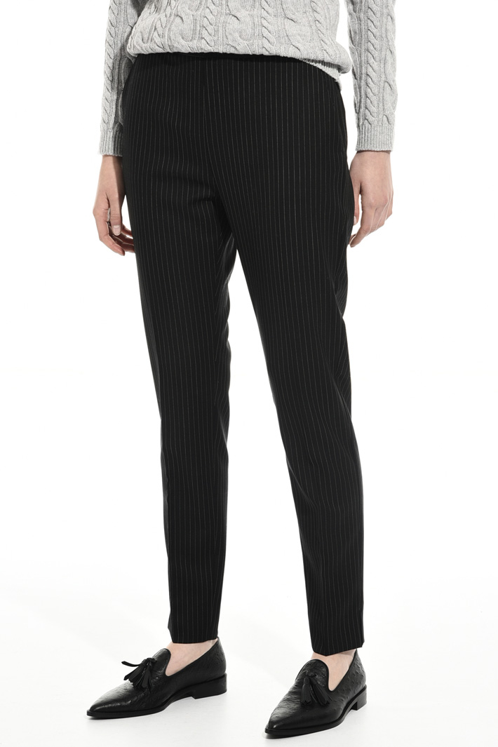Striped wool trousers Intrend Striped wool trousers Intrend