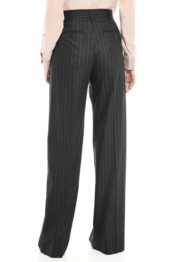 Pinstriped flannel trousers Intrend Pinstriped flannel trousers Intrend