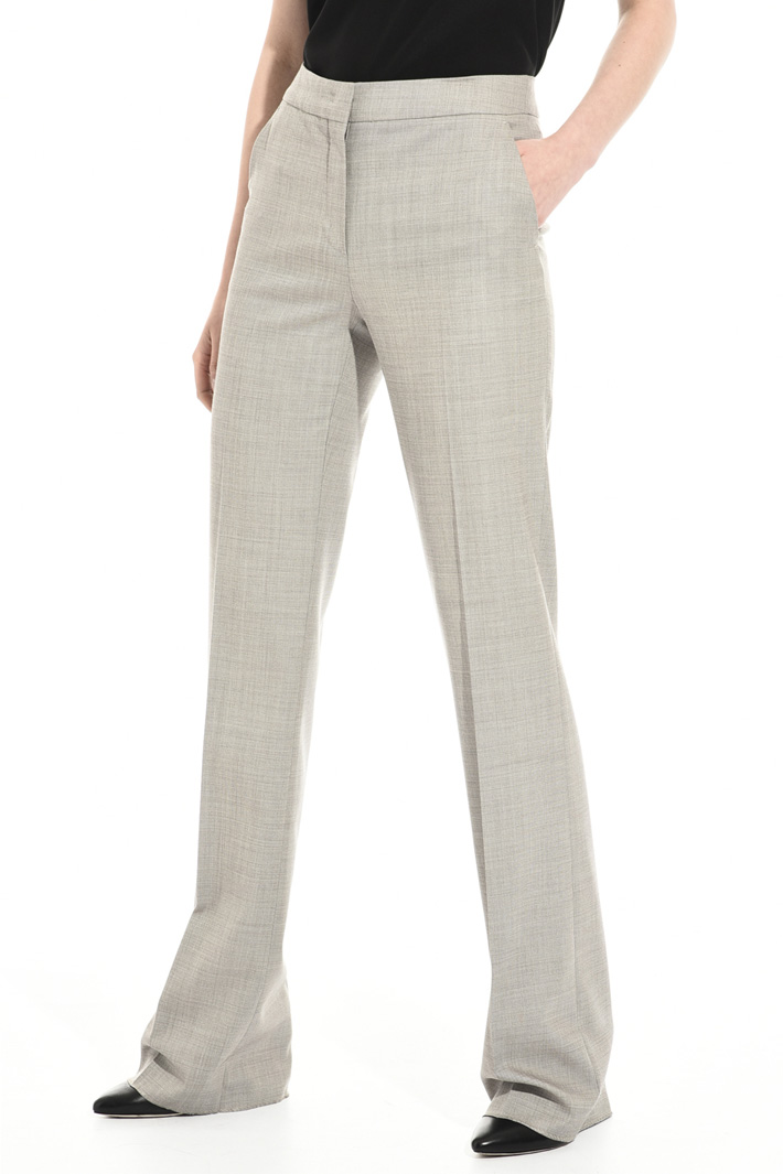 Flared wool trousers Intrend Flared wool trousers Intrend