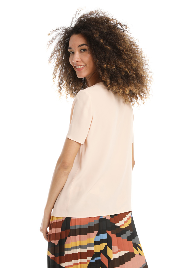 Boxy-fit georgette top Intrend Boxy-fit georgette top Intrend