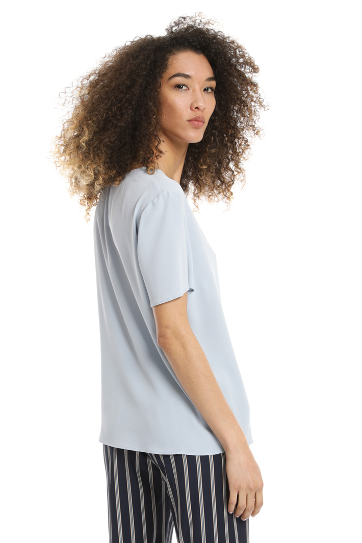 Boxy-fit georgette top Intrend Boxy-fit georgette top Intrend
