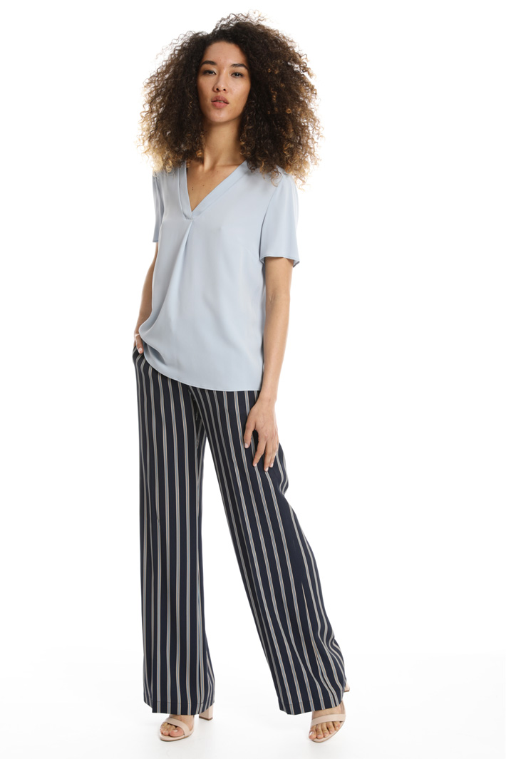 Boxy-fit georgette top Intrend Boxy-fit georgette top Intrend
