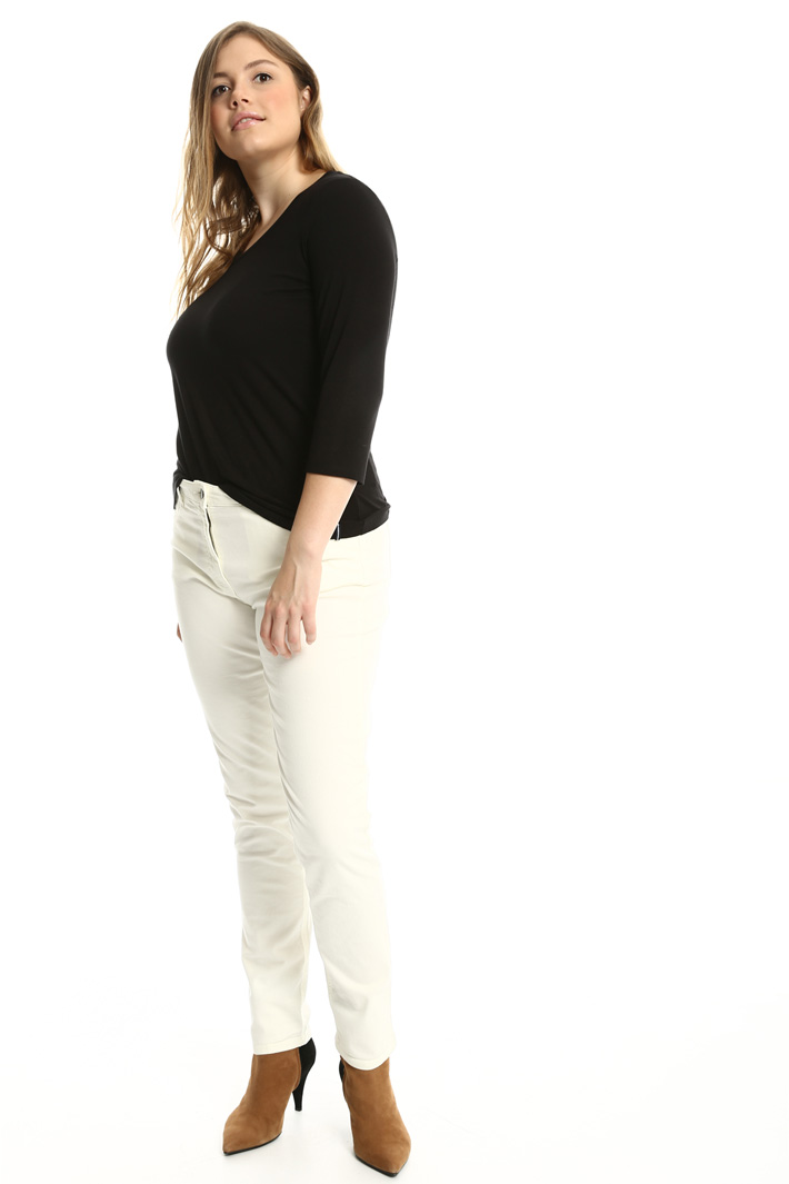 Skinny cotton trousers Intrend Skinny cotton trousers Intrend
