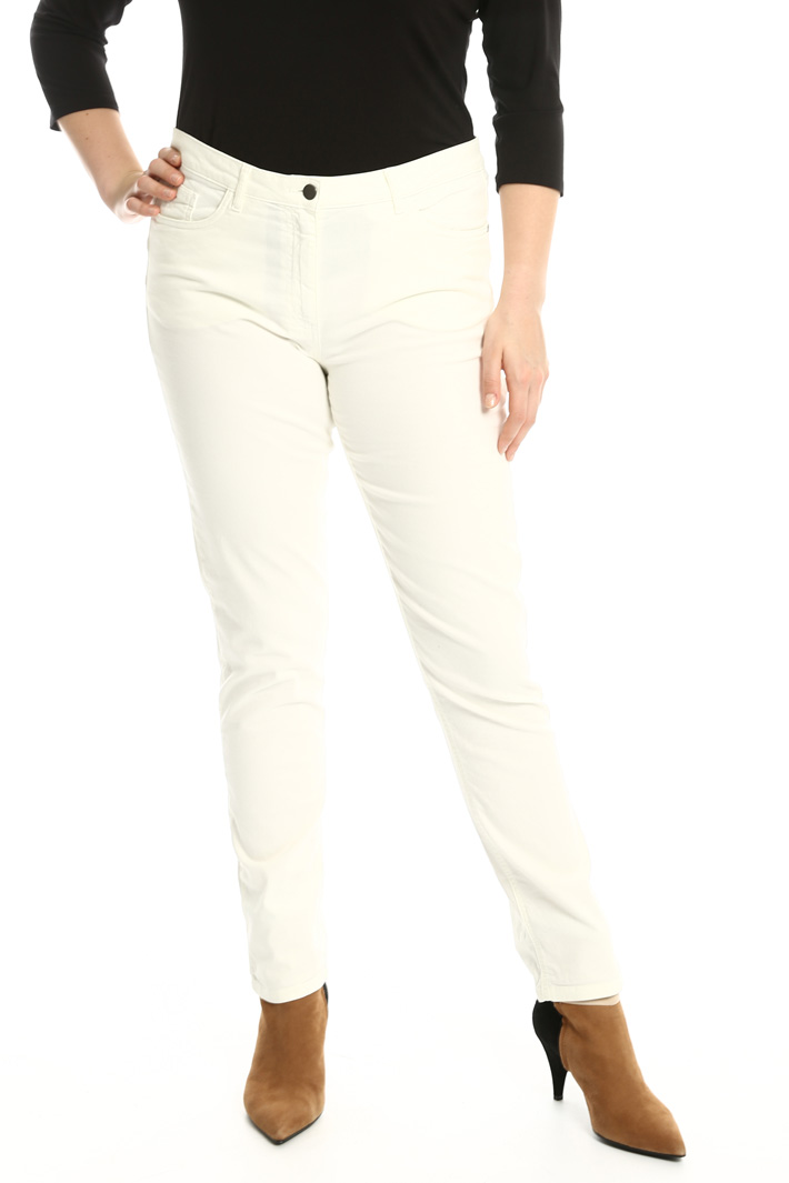 Skinny cotton trousers Intrend Skinny cotton trousers Intrend