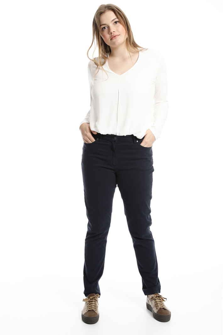 Skinny cotton trousers Intrend Skinny cotton trousers Intrend