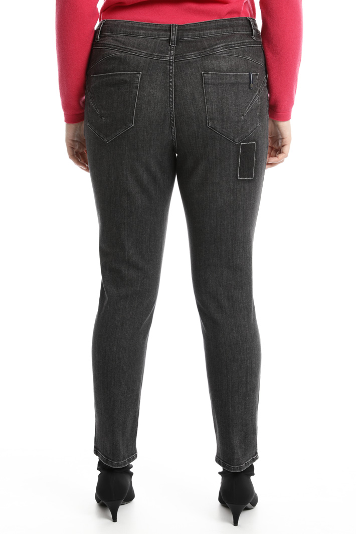 Stitched skinny jeans Intrend Stitched skinny jeans Intrend
