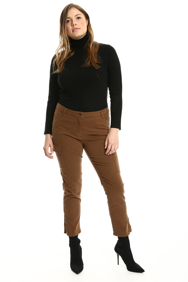 Cotton cargo trousers Intrend Cotton cargo trousers Intrend