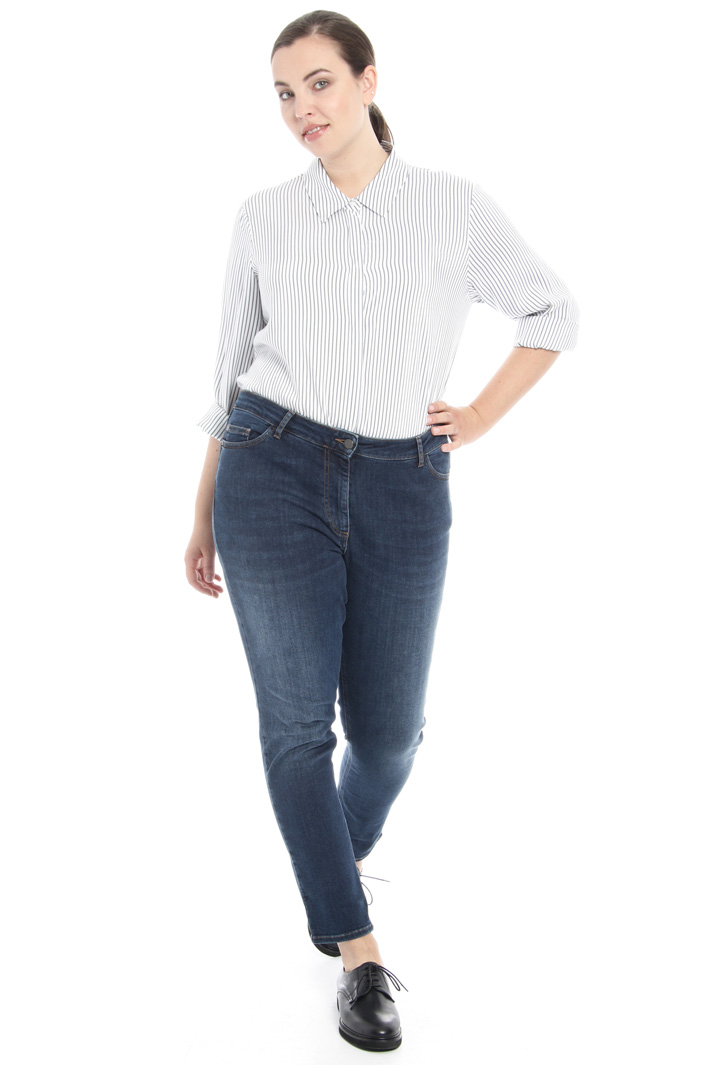 Stretch denim trousers Intrend Stretch denim trousers Intrend