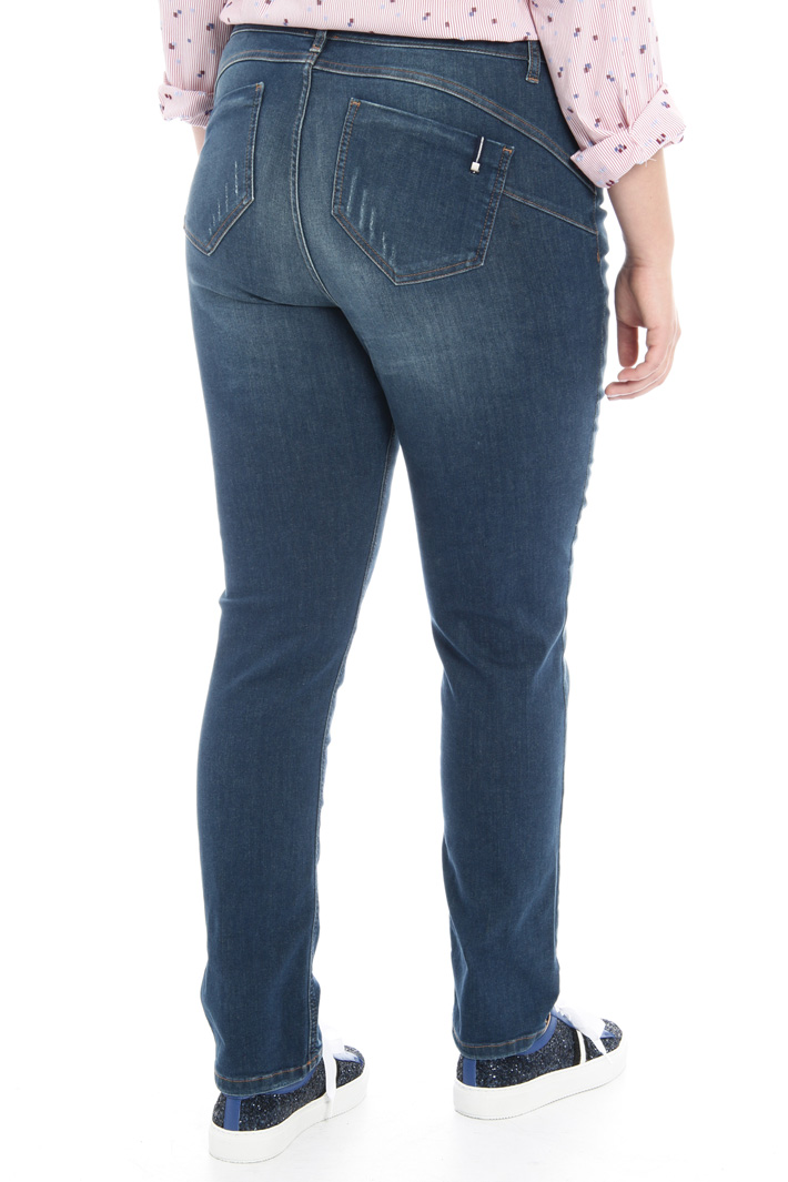 Stretch denim trousers Intrend Stretch denim trousers Intrend