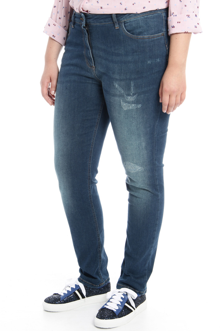 Stretch denim trousers Intrend Stretch denim trousers Intrend