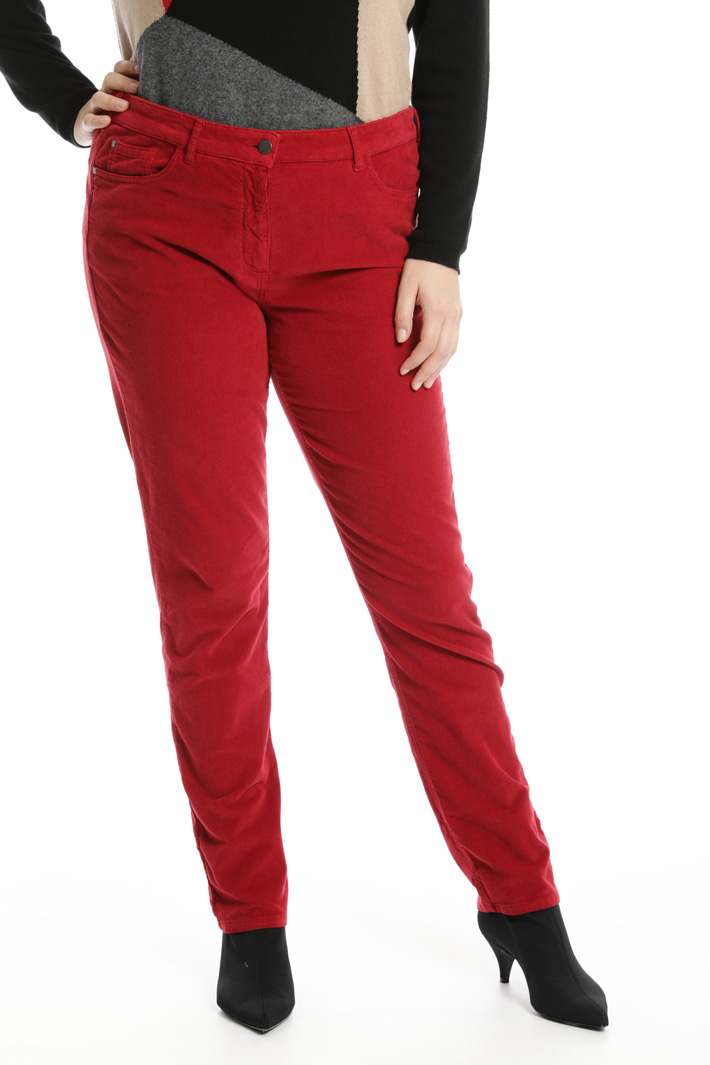 Stretch velvet trousers Intrend Stretch velvet trousers Intrend