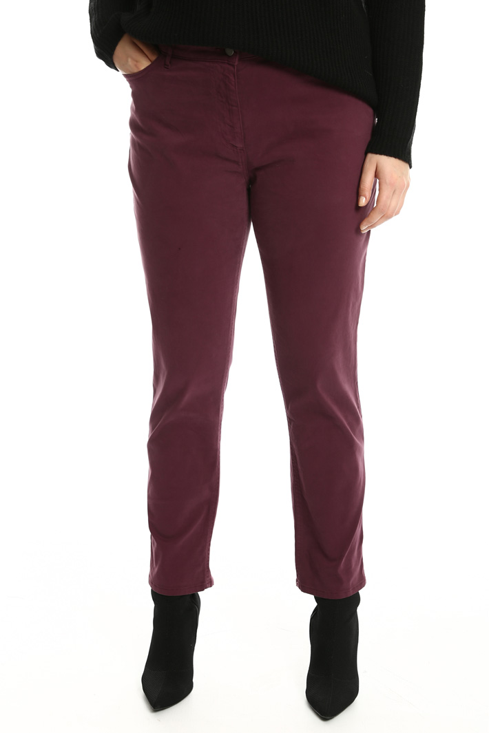 Cotton satin trousers Intrend Cotton satin trousers Intrend