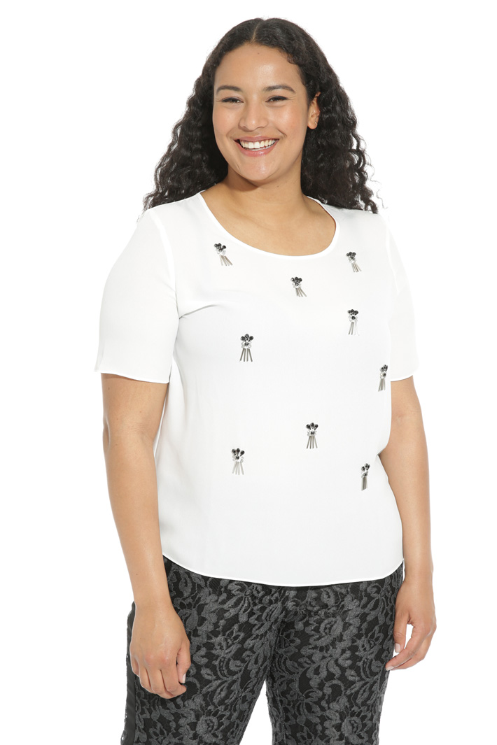 Top with jewel accents Intrend Top with jewel accents Intrend