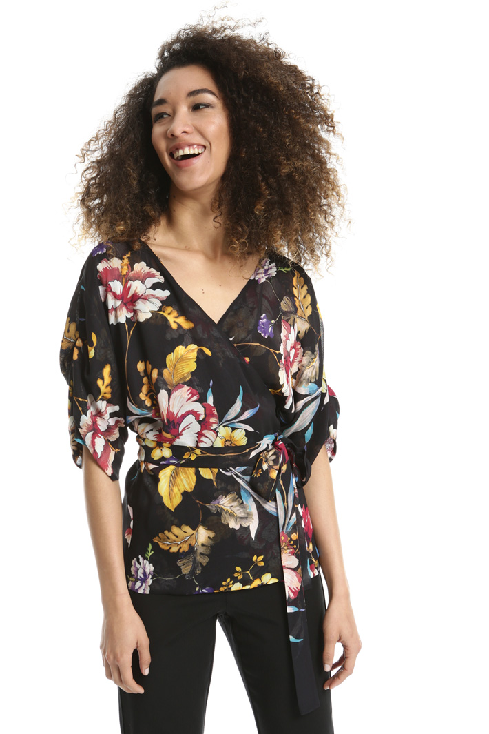 Georgette wrap top Intrend Georgette wrap top Intrend