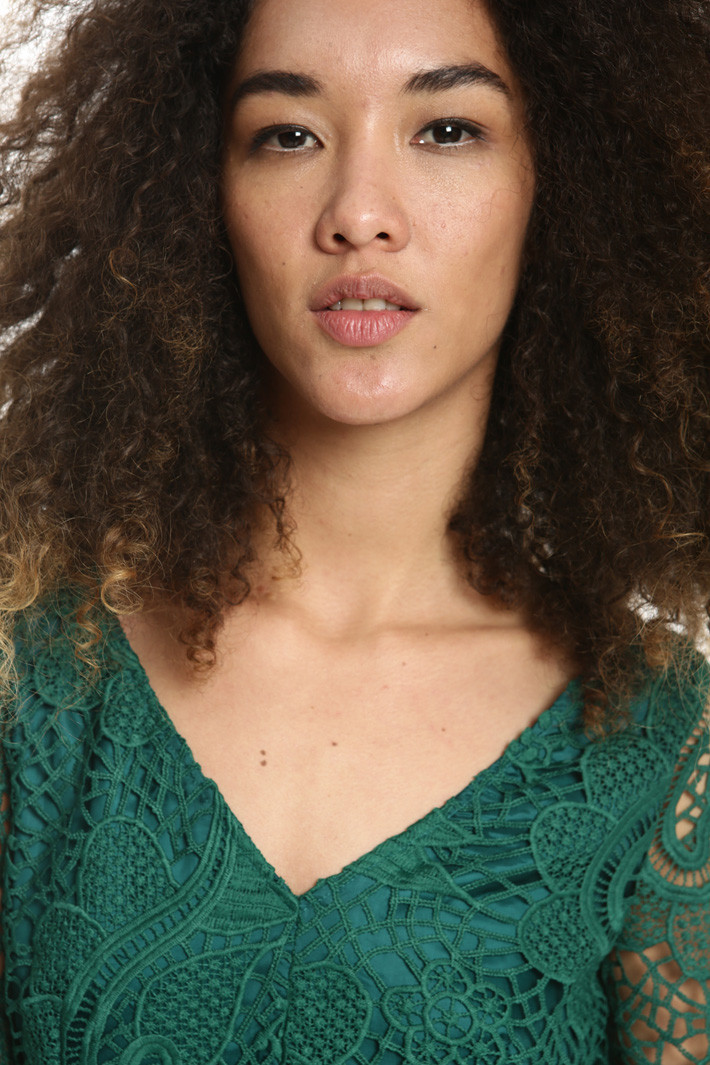 Macrame lace dress Intrend Macrame lace dress Intrend
