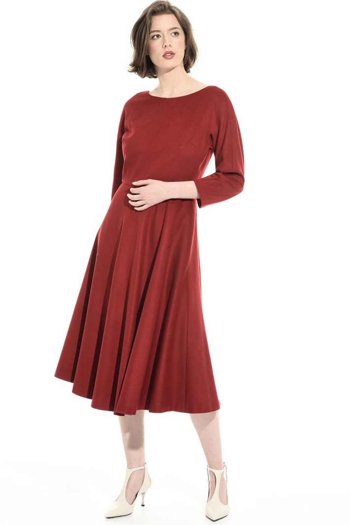 Camel drap dress Intrend Camel drap dress Intrend