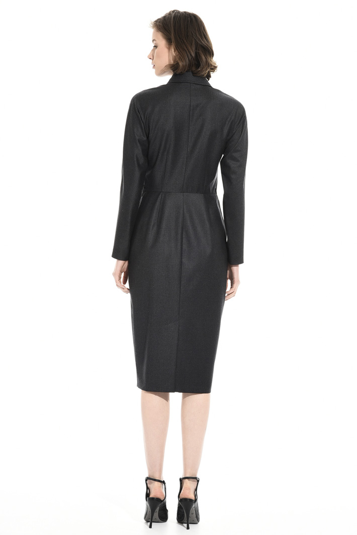 Virgin wool midi dress Intrend Virgin wool midi dress Intrend