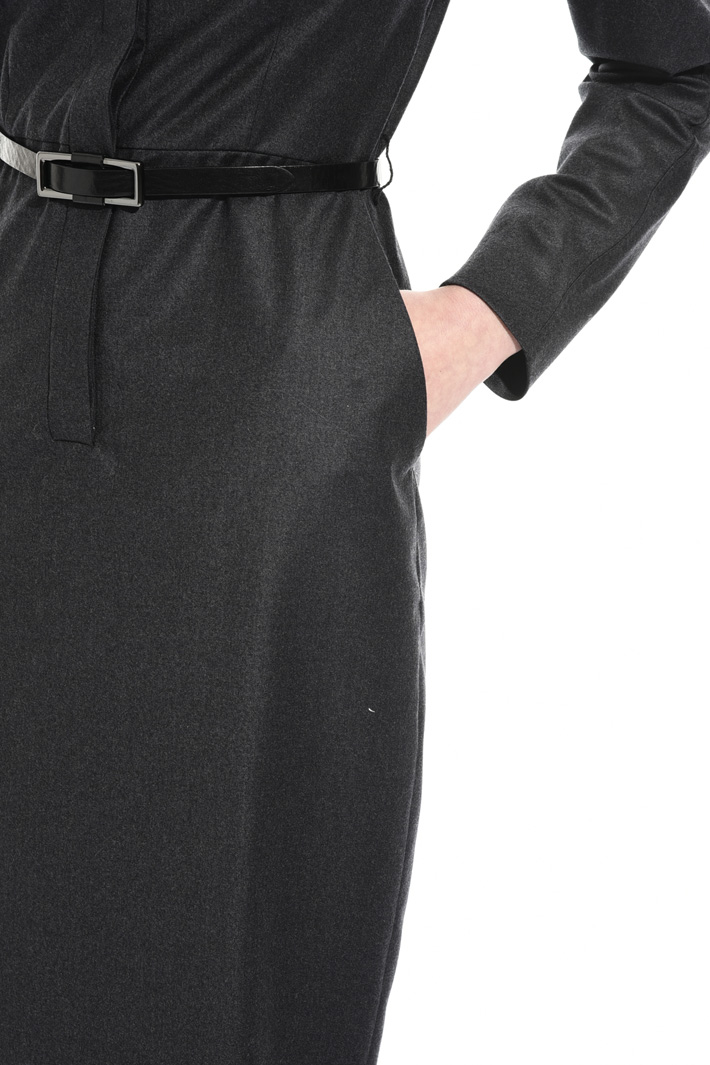 Virgin wool midi dress Intrend Virgin wool midi dress Intrend